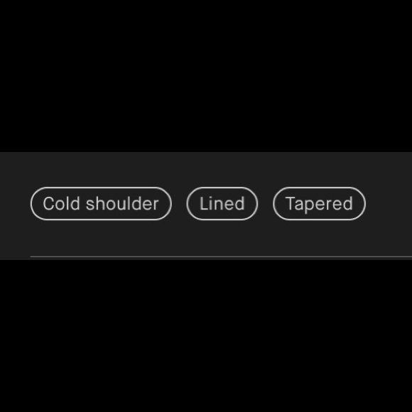 Forever 21 cold shoulder dOuble breasted jacket - Picture 4 of 4